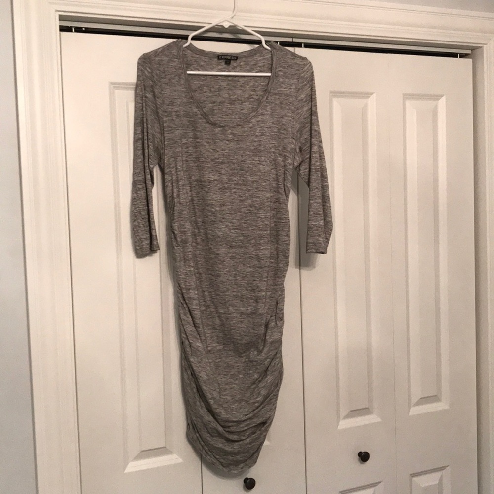 Knit ruched dress